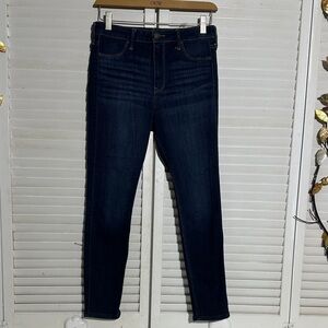 Hollister Women's Dark Indigo Skinny Jeans